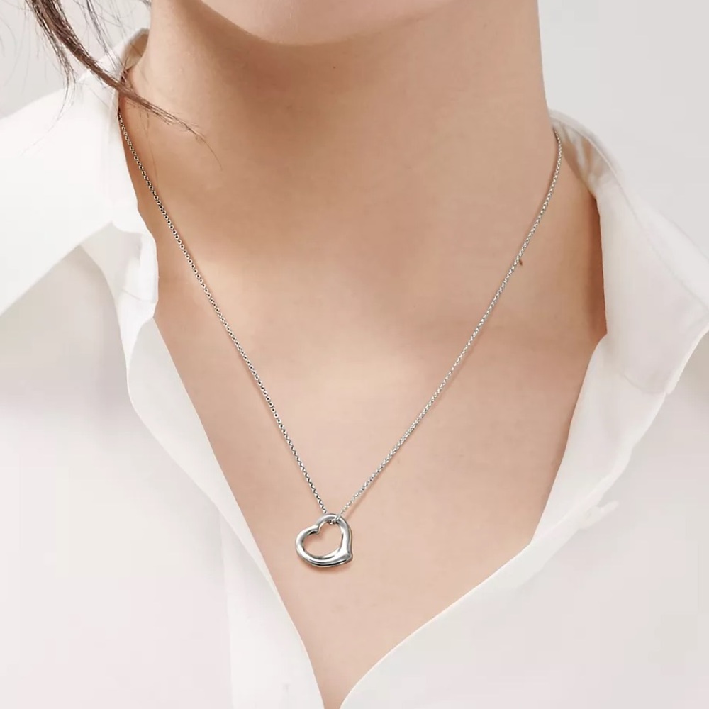 Tiffany and Co. Elsa Peretti Open Heart Pendant